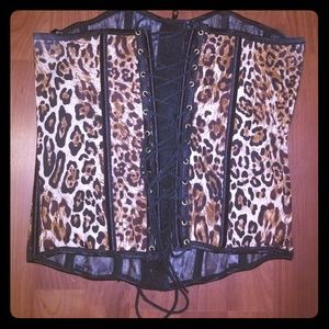 Leopard Corset